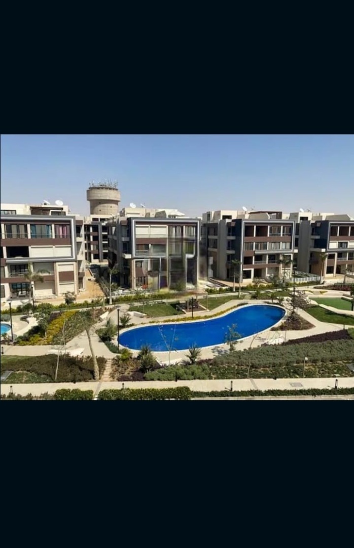 midtown new cairo compound , penthouse with lake view for sale